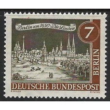 WEST BERLIN 1962 - SG B213 - Old Berlin Series Die Linden (1650)  MNH Condition