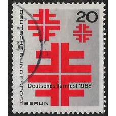 WEST BERLIN 1968 - SG B314 - Athletics Festival, Berlin. Used Condition