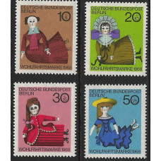 WEST BERLIN 1968 - SG B316 to B319 - Humanitarian Relief Funds MNH Condition