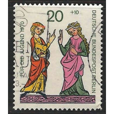 WEST BERLIN 1970 - SG B345 - Miniatures of Minnesingers Used Condition