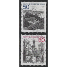 WEST BERLIN 1982 - SG B647 - B648 - Berlin Views (4th series)  Used Condition