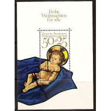 West Germany 1978 SG MS1880  -  1978 Christmas. Sheet MNH Condition