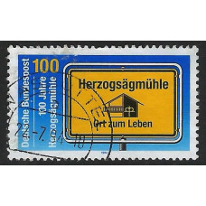 Germany (Reunified) 1994 - SG 2579 - 100pf. Village Sign showing Society Emblem Used Condition