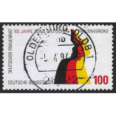 Germany (Reunified) 1994 - SG 2564 - 100pf. - black, red and yellow Used Condition