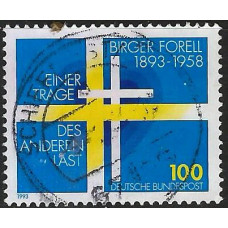Germany (Reunified) 1993 - SG 2536 - Birth Centenary of Birger Forell Used Condition