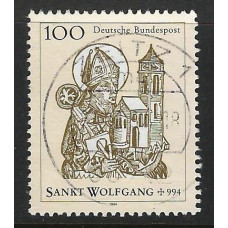 Germany (Reunified) 1994 - SG 2603 - 100pf. - gold, cream and black Used Condition