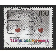 Germany (Reunified) 1992 - SG 2436 - 25th Anniversary of Terre des Hommes Used Condition