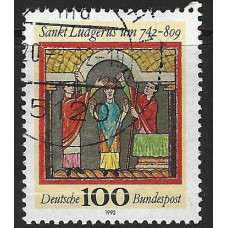 Germany (Reunified) 1992 - SG 2458 - 100pf Consecration of St Ludgerus  Used Condition