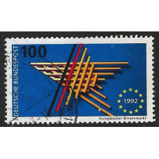 Germany (Reunified) 1992 - SG 2493 - European Single Market.  Used Condition