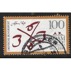 Germany (Reunified) 1992 - SG 2459 - 500th Birth Anniversary of Adam Riese Used Condition